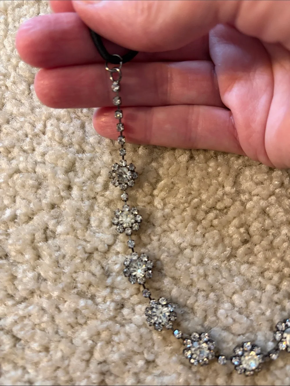 Rhinestone Crystal Flower Floral Headband - NWOT